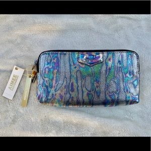 NWT Aimee Kestenberg Gala Double Zip Clutch